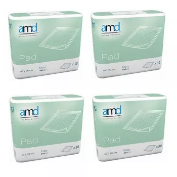 AMD Pad Extra Krankenunterlagen 60x90cm 4x30 Stück