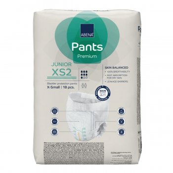 ABENA Pants Junior XS2 Premium 18 Stk 5-15 Jahre