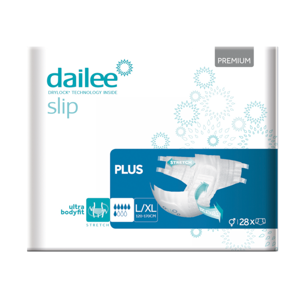4x28 Dailee Slip Premium Plus  XS/S , 6 Tropfen