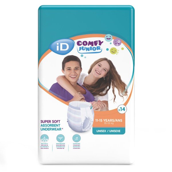 Ontex ID Comfy Junior Pants 11-15 Jahre 14 Stk für Kinder und Jugendliche