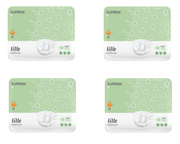 LILLE Suprem Fit Large Extra Plus Slips Windeln 4 x 24 Stück