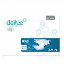 30 Dailee Slip Premium Plus  M, 6 Tropfen Inkontinenz Windeln